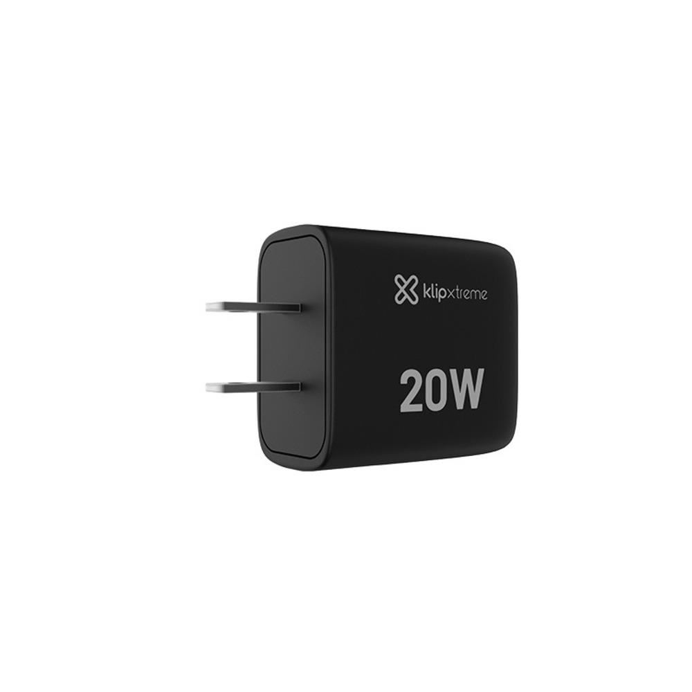 CARGADOR KLIPXTREME KMC-050 USB-C 20W NEGRO